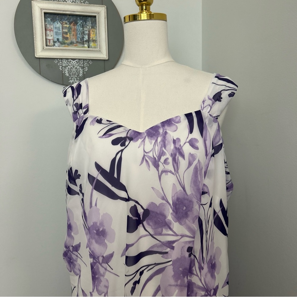 Floral Connected Apparal Lined Dress